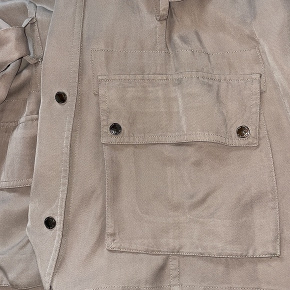 Vince Camuto Double Breasted Belted Trench Coat Size G/L - Picture 4 of 11